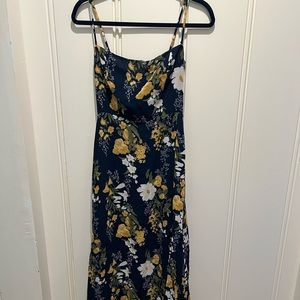 Reformation Floor Length Floral Dress